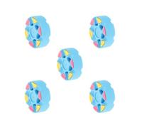 HKWFKAWA 5 set Inline Roller Hockey Puck Durable Multifunctional Ice Hockey Puck Equipment Blue 76x25 mm