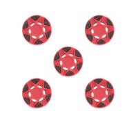 HKWFKAWA 5 set Inline Roller Hockey Puck Durable Multifunctional Ice Hockey Puck Equipment Red 76x25 mm