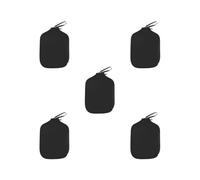 HKWFKAWA 5 Set Neoprene Paddle Cover Dustproof Accessories Case Sports Zipper Racket Sleeve Black 28x20 cm