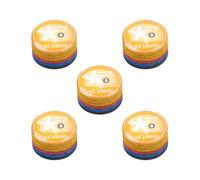 HKWFKAWA 5 set Pool Cue Tip 14 mm Billiard Accessories Professional Universal Pool Stick Tip M neutral