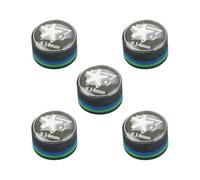 HKWFKAWA 5 set Pool Cue Tip 14 mm Billiard Accessories Professional Universal Pool Stick Tip S soft