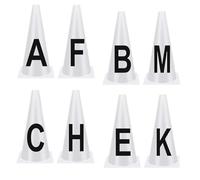 HKWFKAWA 8 Pcs Dressage Cones Lightweight Sports Equipment Easy to Set up Training Cones