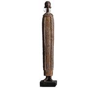 HKWFKAWA African Statue Sculpture Resin Figurines Office Bedroom Tribal Lady Type D