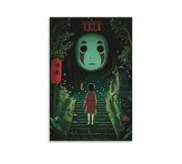 HKXXMTQMM Anime Poster - Spirited Away- Chihiros Journey Through The Spirit World Contemporary Hanging Wall Art - Decorative Mural Design08x12inch(20x30cm)