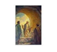 HKXXMTQMM Christian Mural - Resurrection Glory- The Empty Tomb Contemporary Hanging Wall Art - Decorative Mural Design20x30inch(50x75cm)