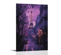HKXXMTQMM City Poster- Paris - Elegance in Every Corner Contemporary Hanging Wall Art - Decorative Mural Design16x24inch(40x60cm)