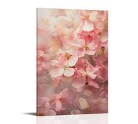 HKXXMTQMM Floral Poster- Petal Storm - When Blossoms Dance with The Wind Contemporary Hanging Wall Art - Decorative Mural Design08x12inch(20x30cm)