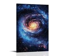 HKXXMTQMM Galactic Core- Spiral of Stardust And Infinite Possibilities Contemporary Hanging Wall Art - Decorative Mural Design12x18inch(30x45cm)