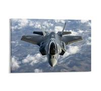 HKXXMTQMM Military Weapons- F-35 Lightning II - The Future of Air Superiority Contemporary Hanging Wall Art - Decorative Mural Design12x18inch(30x45cm)