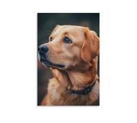HKXXMTQMM Pet Poster Loyalty, Faithful Dog Friends Contemporary Hanging Wall Art - Decorative Mural Design24x36inch(60x90cm)