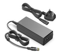 HKY 24V 90W Power Supply Cable for BLUETTI AC60 EB3A EB70 Power Station Battery Backup, Anker 521 535 Solar Generator 256Wh 512Wh Portable Power Bank Explorer 500 518Wh Input UK Plug Adapter Charger