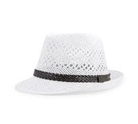 HKYBCF Cowboy Hat Straw Hat Women Summer Sun Cap Dad Jazz Men Cool Fedora(Color 01)
