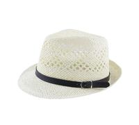 HKYBCF Cowboy Hat Straw Hat Women Summer Sun Cap Dad Jazz Men Cool Fedora(Color 03)