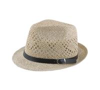 HKYBCF Cowboy Hat Straw Hat Women Summer Sun Cap Dad Jazz Men Cool Fedora(Color 04)