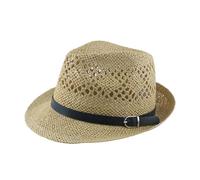 HKYBCF Cowboy Hat Straw Hat Women Summer Sun Cap Dad Jazz Men Cool Fedora(Color 06)