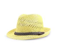 HKYBCF Cowboy Hat Straw Hat Women Summer Sun Cap Dad Jazz Men Cool Fedora(Color 10)