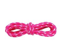 HKYBCF Hiking shoelaces 4PAIR 5MM Round Shoelaces Flower Dots Solid Laces Polyester Matching Sports Shoes Tooling Boots Hiking for men(Peach Red White,100cm)