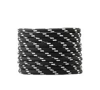 HKYBCF Hiking shoelaces 4Pair Retro Color Block Round Dot Spiral Pattern Sneaker Shoelaces For Training Shoes Shoe Laces for men(Black,160cm)