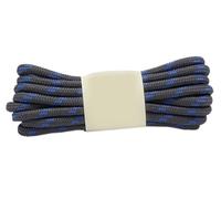 HKYBCF Hiking shoelaces 4pair Round Solid Shoelaces For Sneakers Outdoor Boots Hiking Tooling Sports Shoe Laces for men(Dark Gray Blue,160cm)