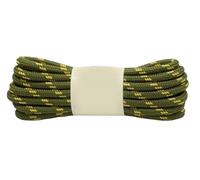 HKYBCF Hiking shoelaces 4pair Round Solid Shoelaces For Sneakers Outdoor Boots Hiking Tooling Sports Shoe Laces for men(Green yellow,160cm)