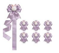 HKYFNNBW 6PCS Easter Bow Decoration 78.8 Inch Large Ribbon Bows Carrot Buuny Home Holiday Birthday Party Kitchen Cabinet Decor (6PCS-Multicolor 4, 200cm/78.74inch)