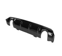 Hkyo Rear Bumper Lip Diffuser Splitter Spoiler Glossy Black Compatible with 16-21 Honda Civic Strong Durable Sturdy Car Exterior Accessories