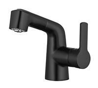 HKYPCOKVK Bathroom Faucet with Two Function Pull Out Sprayer,Single Handle Bathroom Sink Faucet Brass Basin Mixer Tap Hot and Cold Water Lavatory Faucet,Sink Faucet