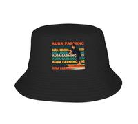 HKYTEEXP Classic Washed Cotton Aura Farming Bucket Hat for Couple Fisherman Hats Korean Fishing Caps Soft Fold Hip Hop Printed Visor Hats Gift