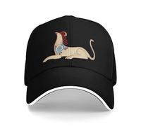 HKYTEEXP Classic Washed Cotton Minoan Griffin from The Knossos Throne Room Fresco Baseball Cap Visor Luxury Hiking hat Icon Men Women's Gift