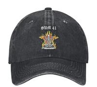 HKYTEEXP Cotton Breathable Lemon Ready to Go Sum 41 Band Baseball Cap SUM41 Punk Unisex Men Sun Visors Hip Hop Hats Summer Running Baseball Caps Gift