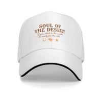 HKYTEEXP Cotton Washed Fashion Souls of The Desert' Baseball Cap for Kids Premium Snapback Baseball Hat Unisex Teens Adults
