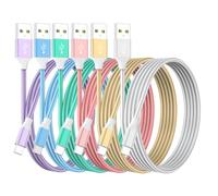 HKYUSHINE 6PCS Usb C Charger Cable, Usb to Usb C Cable, 3/3/6/6.6/10/10FT | 3.1A Fast Charging USB Type-C for Samsung Galaxy, Google Pixel, LG, OnePlus, Moto G, iPhone 15/16/17