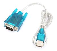HL-340 USB To RS232 Serial Port Adapter 9 Pin Cable for Easy Communication Fit for Win7/Vista Users Metal Plastic