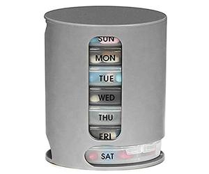 HL - HI-LEE Pill Pro - Weekly Pill Organizer with 28 Compartments