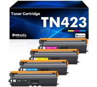 HL-L8260CDW MFC-L8690CDW TN423 Toner Compatible for Brother DCP-L8410CDW | TN-423 TN-421 TN421 TN 423 421 HL-L8360CDW MFC-L8900CDW 8690CDW 8260CDW 8410CDW Black Cyan Yellow Magenta 4-Pack