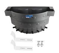 HL MP70C Plastic 38L High Capacity 8 Nipples Calf Milk Feed Bucket for Cattle Sheep Livestock Durable Reinforced Bucket Body with Metal Fixed Hook