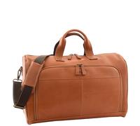 HL015 Brown Real Leather Holdall House of Leather Tan Large