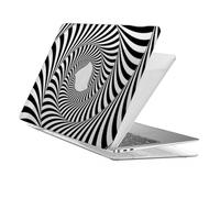 HLAAJJX 13inch Laptop Case Compatible with MacBook Air 13 inch 2010-2017 Model A1466 A1369,Anti-crack Protective Hard Shell Case for Macbook Air 13.3 inch,Black Line