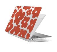 HLAAJJX 15inch Laptop Case Compatible with Macbook Air 15 inch M4 M3 M2 2025 2024 2023 Model A2941 A3114 A3241 with Air 15.3 Retina Display,Durable Laptop Shell Cover,Red Flower