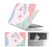 HLAAJJX Anti-crack Case Compatible with MacBook Pro 13 inch 2009-2012 with CD-ROM,Fit Model A1278,Durable Plastic Hard Shell Case & Clear Keyboard Cover,Girly Aesthetic