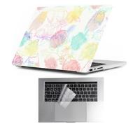 HLAAJJX Case Compatible with MacBook Air 12 inch 2010-2017 (A1534/A1931) | Art Protective Hard Shell & Clear Keyboard Cover for MacBook Air 12" with Retina Display, Pastel Bloom