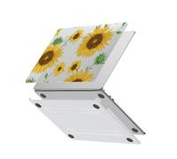 HLAAJJX Case Compatible with MacBook Air 13 inch M4 M3 M2 2026 2025 2024 2023 2022 Release Model A3240 A3113 A2681,Pretty Design Hard Shell for Macbook Air 13.6 Case,Van Gogh's Sunflower
