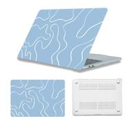 HLAAJJX Case Compatible with MacBook Pro 13 inch M1 M2 2016-2022 | A2338 A2289 A2251 A2159 A1989 A1706 A1708 Anti-Crack Hard Shell Cover for Mac Pro 13.3 inch, Sky Blue