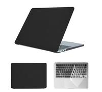 HLAAJJX Case Compatible with Macbook Pro 14 inch M1 M2 M3 M4 Max (2021-2024) A2442 A2779 A2918 A2992 A3112 A3185 A3401,Laptop Hard Shell Case & Clear Keyboard Cover,Leather Black