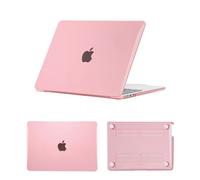 HLAAJJX Case Cover for MacBook Pro 13 inch 2015 2014 2013 2012 A1502 A1425 Retina Dispaly, Anti-Crack Durable Protective Laptop Case for Macbook Pro 13.3 inch,Pink Crystal