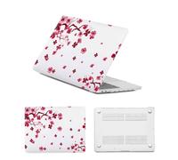 HLAAJJX Case for MacBook Pro 13 inch 2012 2011 2010 2009 Release Model A1278 with CD-ROM,Sturdy Plastic Protective Hard Shell Case for Mac Pro 13,Rose Cherry Blossom
