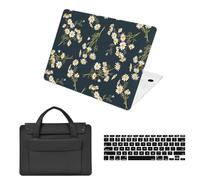 HLAAJJX Case for MacBook Pro 14 inch M5 M4 M3 M2 M1 Max 2025-2021 A3434 A3401 A3185 A3112 A2992 A2918 A2779 A2442,Hard Shell & Laptop Carrying Case & Keyboard Cover,Daisy Flowers