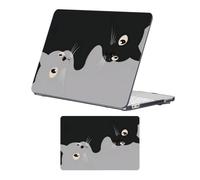 HLAAJJX Compatible with Macbook Neo 13 inch Case 2026 Model A3404 with A18 Pro Chip and 13" Retina Display & Touch ID, Precision Fit & Anti-Cracking Hard Shell Case for Neo 13",Twin Cats
