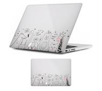 HLAAJJX Compatible with Macbook Neo 13 inch Case 2026 Model A3404 with A18 Pro Chip and 13" Retina Display & Touch ID, Precision Fit & Anti-Cracking Hard Shell Case for Neo 13",Happy zoo