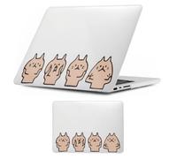 HLAAJJX Compatible with Macbook Neo 13 inch Case 2026 Model A3404 with A18 Pro Chip and 13" Retina Display & Touch ID, Precision Fit & Anti-Cracking Hard Shell Case for Neo 13",Mood Cats